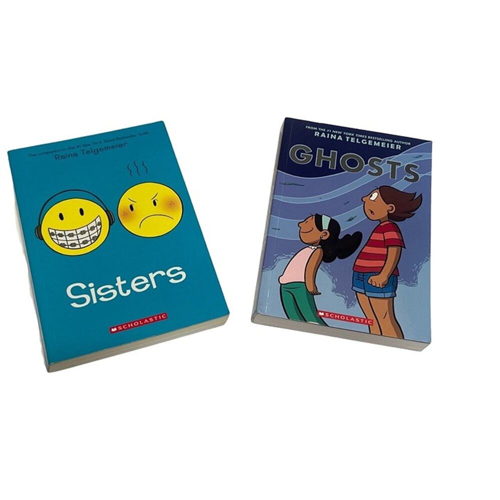 Bundle Of Graphic Novels Ghosts And Sisters Upper Elementary Chapter Books